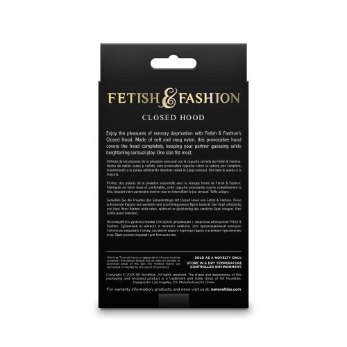 Fetish & Fashion - Gesloten kap - Wit - Alternatief Pakket