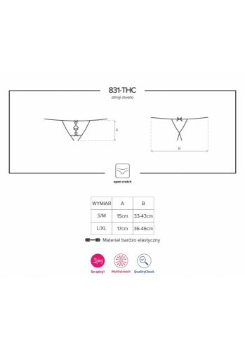 831-THC-1 kruisloze string S/M