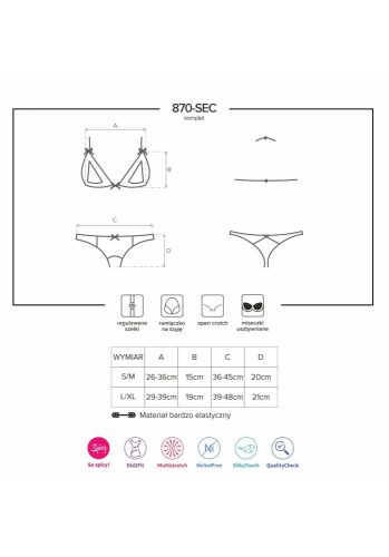 870-SEC-3 2 pcs set S/M