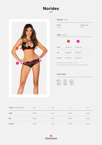 Norides 2-delige set M/L