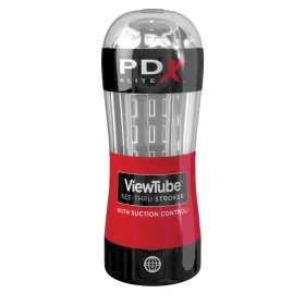 Viewtube Doorzicht Stroker Rood/Transparant