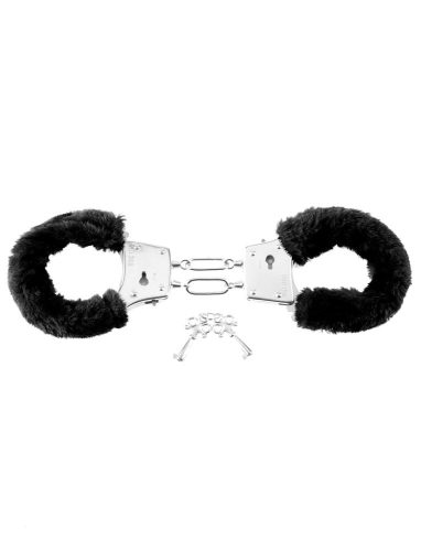 Beginner's Furry Cuffs Zwart