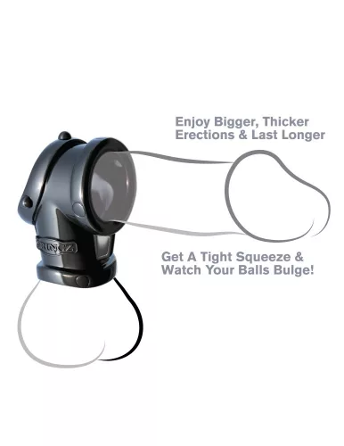 Cock Pipe met zwarte balstretcher