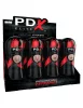 Pipedream Extreme Elite Vibrating Stroker Display - 12 pcs Licht/Zwart