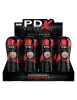 Pipedream Extreme Elite Vibrating Stroker Display - 12 pcs Licht/Zwart