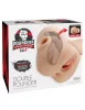 Double Pounder Vibrerende Squeeze Stroker