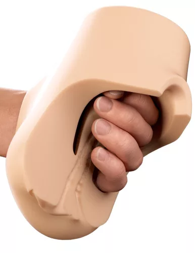 Double Pounder Vibrerende Squeeze Stroker