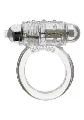 Cockring Siliconen Vibreert Transparant