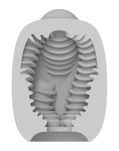 VIBEGGS - Twisty Tongues - Vibrerende masturbatiesleeve - Wit