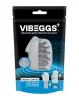 VIBEGGS - Candy Curves - Vibrerende Masturbatiesleeve - Wit