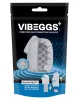 VIBEGGS - Blow Misty - Vibrerende Masturbatiesleeve - Wit