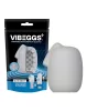 VIBEGGS - Blow Misty - Vibrerende Masturbatiesleeve - Wit
