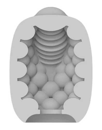 VIBEGGS - Blow Misty - Vibrerende Masturbatiesleeve - Wit