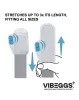 VIBEGGS - Blow Misty - Vibrerende Masturbatiesleeve - Wit