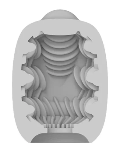 VIBEGGS - Ribs Delight - Vibrerende Masturbatiesleeve - Wit