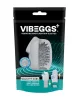 VIBEGGS - Stoute Knopen - Vibrerende Masturbatiehoes - Wit