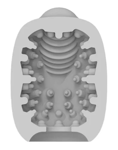 VIBEGGS - Stoute Knopen - Vibrerende Masturbatiehoes - Wit