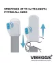 VIBEGGS - Stoute Knopen - Vibrerende Masturbatiehoes - Wit